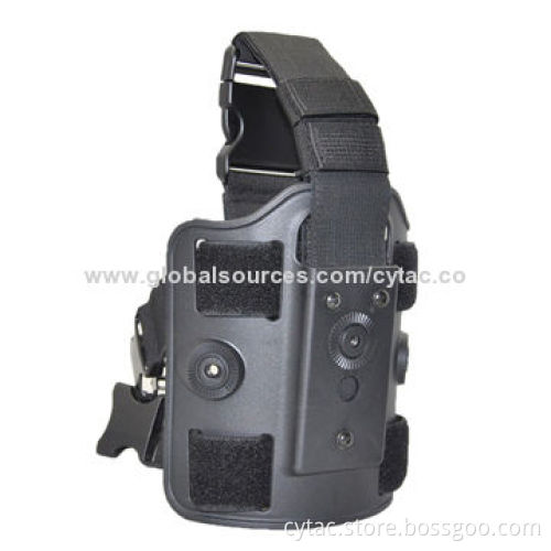 Thigh plate holster attachment